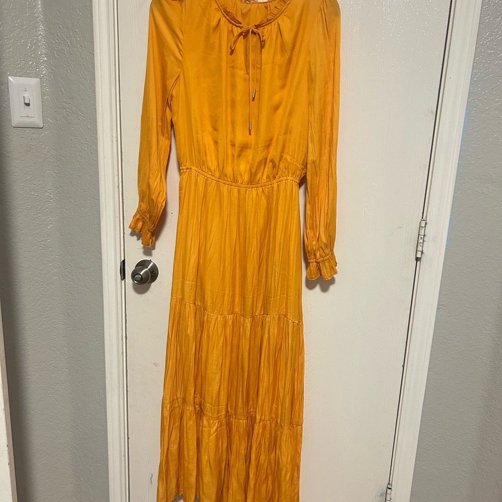 Skies Are Blue yellow Maxi Dress